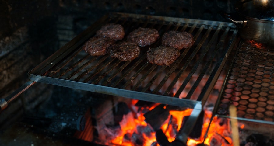 Cooking Over A Camp Grill